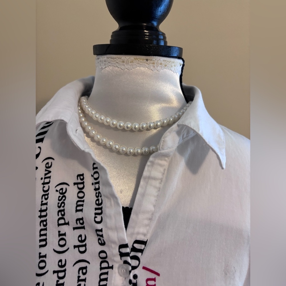 NEW YORK AND COMPANY Oversized Blouse - Picture 8 of 15